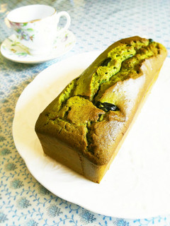 しっとり♡抹茶と黒豆の和風パウンドケーキ-レシピのメイン写真