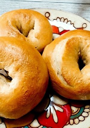 HBで簡単☆ほぼ全粒粉のもっちりベーグル-レシピのメイン写真