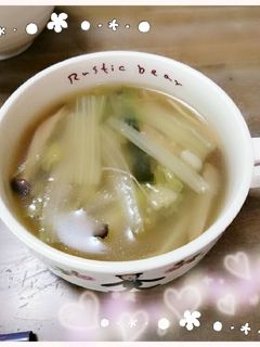 マクロビ☆簡単重ね煮ひえスープ-レシピのメイン写真