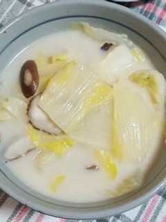 簡単に作る白菜と椎茸のクリーム煮-レシピのメイン写真