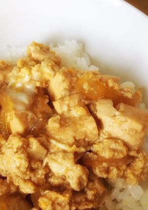 豆腐とたまごのどんぶり-レシピのメイン写真