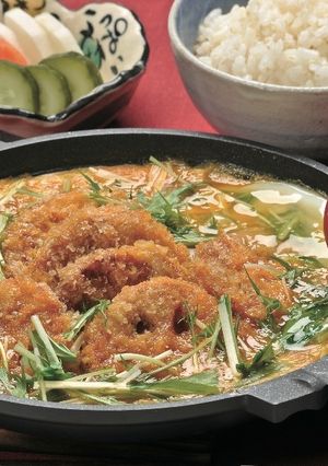 れんこんカツの卵とじ-レシピのメイン写真