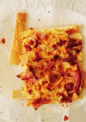 パンのみみでピザ-レシピのメイン写真