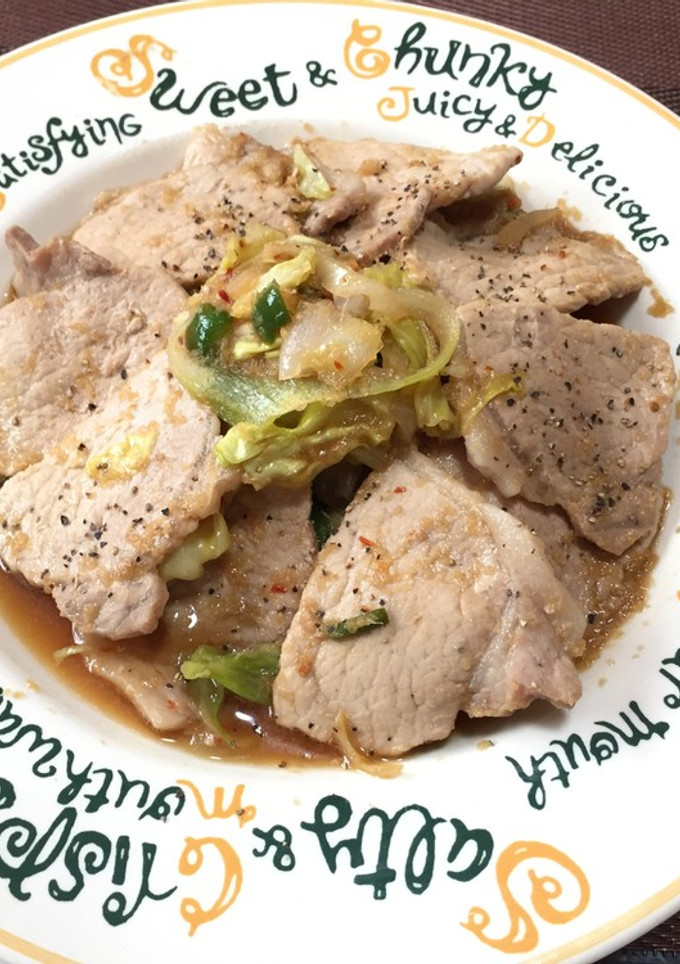 豚ロース生姜焼きの野菜ミックス炒め-レシピのメイン写真