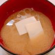 れんこんと、チーズのお味噌汁