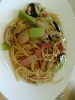チンゲン菜のあっさり和風パスタ-レシピのメイン写真