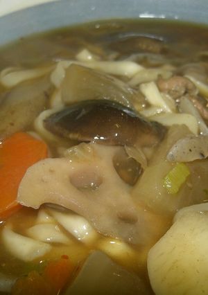 最高のとろみ☆とろ～りけんちんうどん-レシピのメイン写真