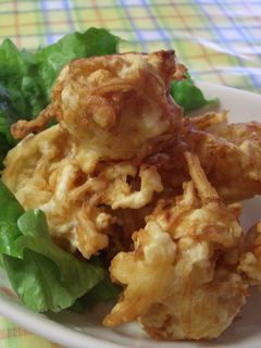 癖になる味♪さきイカとえのき茸の天ぷら☆-レシピのメイン写真