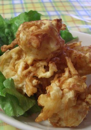 癖になる味♪さきイカとえのき茸の天ぷら☆-レシピのメイン写真