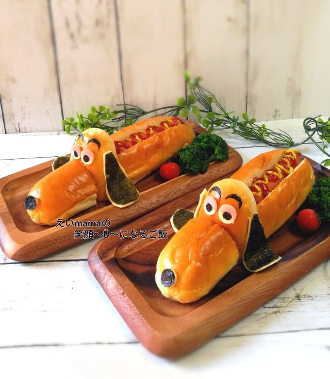 キャラパン☆ホットドッグスリンキードッグ by ☆えいmama