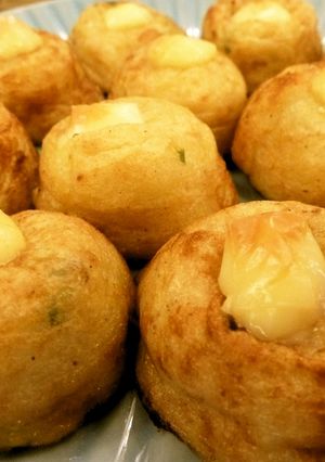 冷凍たこ焼きをチーズでお洒落に♪-レシピのメイン写真
