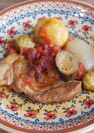 豚肉のトマト煮込み-レシピのメイン写真
