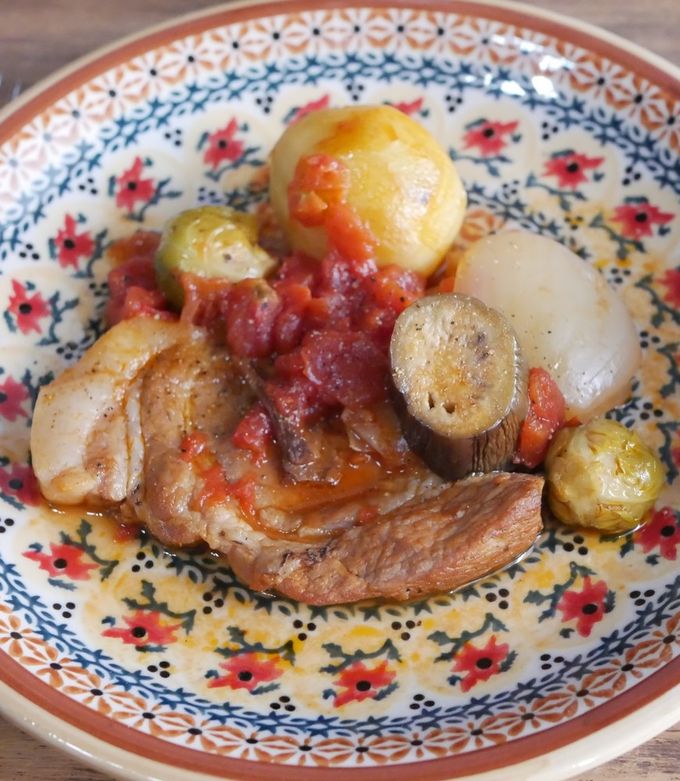 豚肉のトマト煮込み-レシピのメイン写真