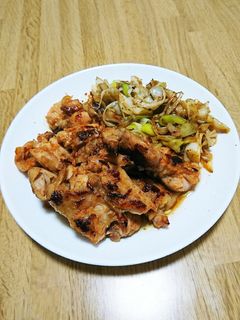 ✨鶏の生姜焼き✨ネギ添え♪-レシピのメイン写真