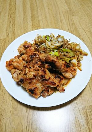 ✨鶏の生姜焼き✨ネギ添え♪-レシピのメイン写真