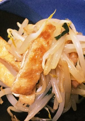 もやしと揚げのさっぱり炒め-レシピのメイン写真