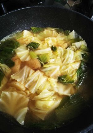 ピーナツバター風味♪簡単♪残り野菜スープ-レシピのメイン写真