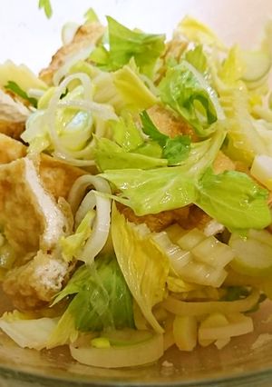 おあげでサラダ-レシピのメイン写真