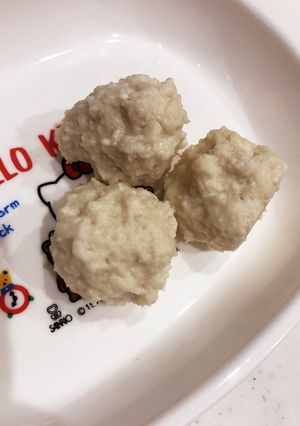 手づかみ!つるんと鶏肉団子-レシピのメイン写真