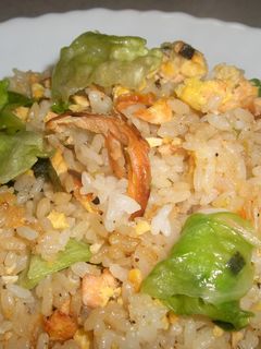 鮭とレタスのチャーハン-レシピのメイン写真