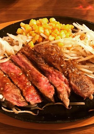 お家で 鉄板ステーキ-レシピのメイン写真