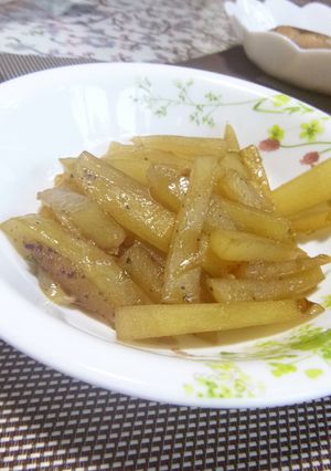 ジャガイモの甘辛★香味炒め-レシピのメイン写真