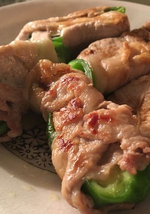 ピーマン チーズ 豚バラ肉巻き-レシピのメイン写真