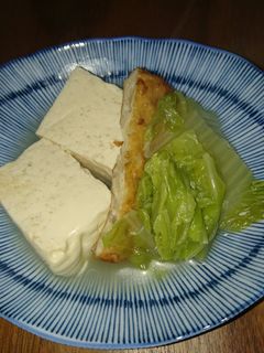 白菜と豆腐と玉ねぎ天の煮物!-レシピのメイン写真