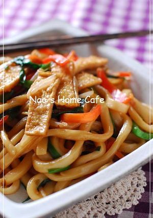サッパリ*和風きつね焼きうどん-レシピのメイン写真
