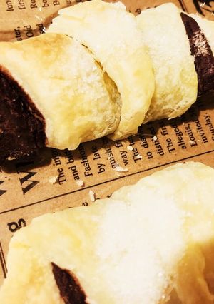 ☆パイシートで作るチョコクロワッサン☆-レシピのメイン写真
