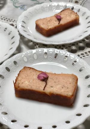 桜酒粕チーズケーキ-レシピのメイン写真