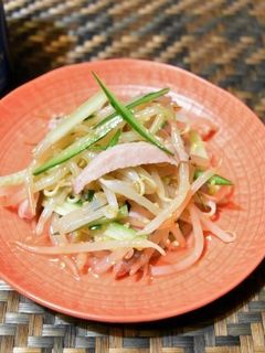 もやしとチャーシューの和え物-レシピのメイン写真