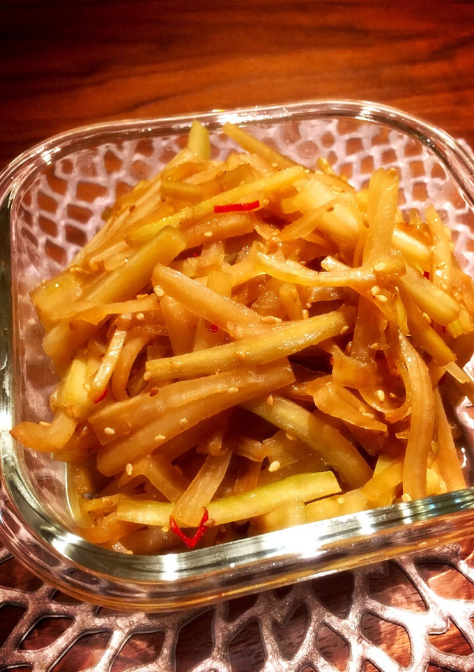 作り置き☆大根の皮できんぴら大根-レシピのメイン写真