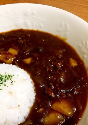 なすとひき肉のビーフシチューカレー-レシピのメイン写真
