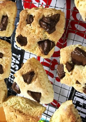 洗い物ﾅｼ!チョコレートチャンクスコーン-レシピのメイン写真