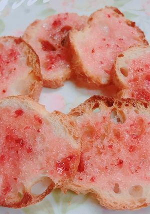 ホワイトデーに♡ジャムで簡単いちごラスク-レシピのメイン写真