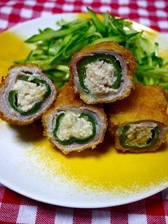 簡単!ツナピーマンの肉巻きフライ-レシピのメイン写真