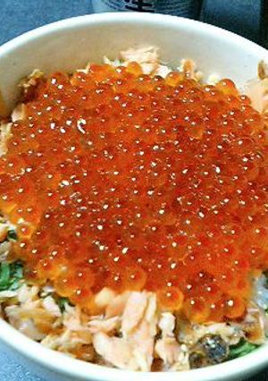 鮭といくらの贅沢親子丼☆-レシピのメイン写真