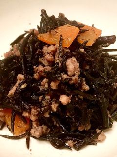 薄味ひじき煮物(幼児食/冷凍可)-レシピのメイン写真