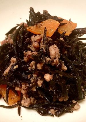 薄味ひじき煮物(幼児食/冷凍可)-レシピのメイン写真