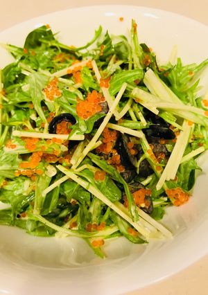 とびっこと水菜のサラダ-レシピのメイン写真