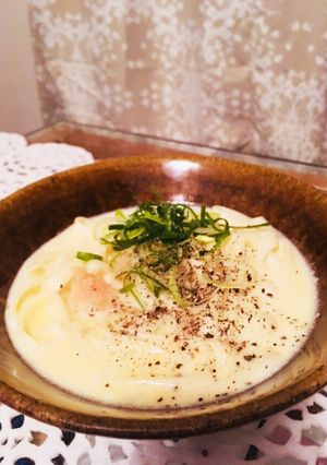 明太子の豆乳クリームきしめん-レシピのメイン写真