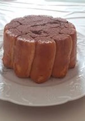 シャルロットケーキ洋梨とチョコレート-レシピのメイン写真
