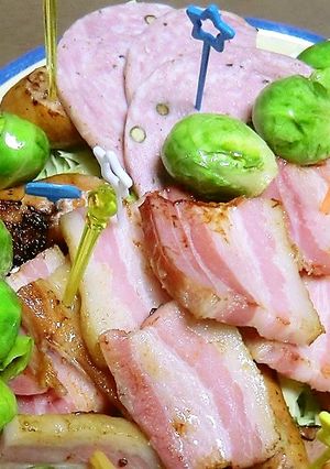 芽キャベツを色よく美味しく-レシピのメイン写真