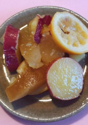 さつまいもとリンゴのレモン煮-レシピのメイン写真
