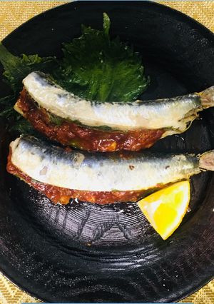 塩酒粕とコチュジャンで♪鰯のシソ挟み焼き-レシピのメイン写真