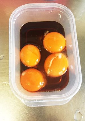 黄身醤油漬け-レシピのメイン写真
