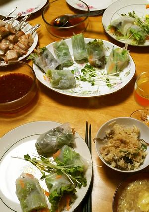 不器用生春巻具材-レシピのメイン写真