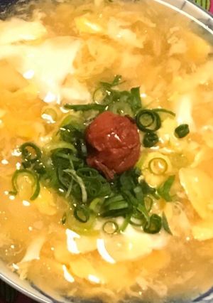 豆腐の梅たまあんかけ-レシピのメイン写真