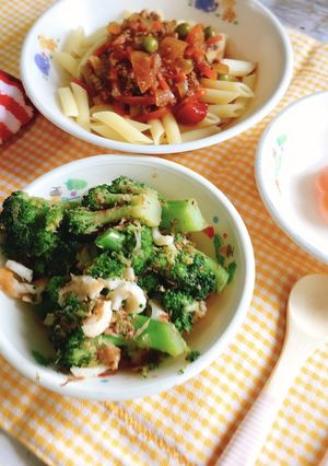 ブロッコリーのおかか和え(天理市給食)-レシピのメイン写真